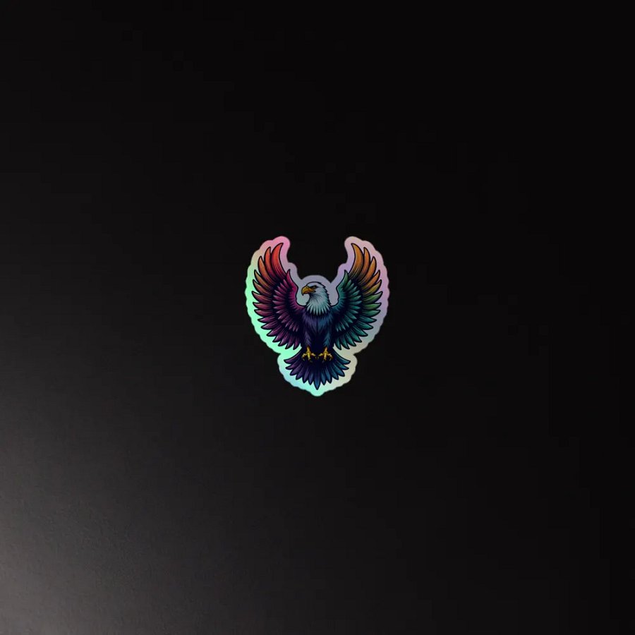 Ethereal Eagle Holographic Sticker Sheet product image (4)