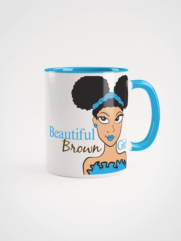 Beautiful Brown Girl Ceramic Mug - Cream product image (2)