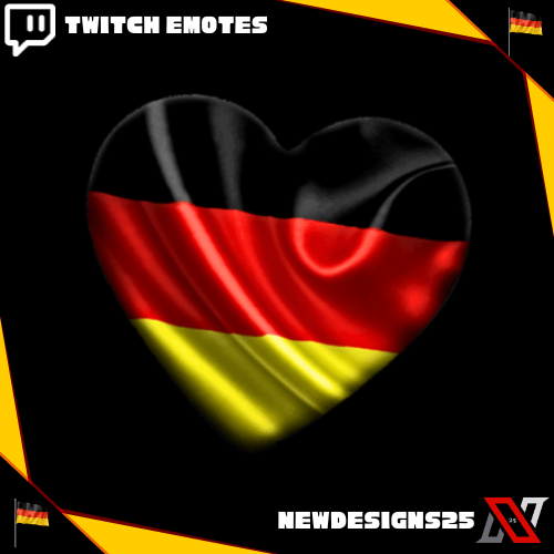 Germany Animated Heart Emote product image (1)