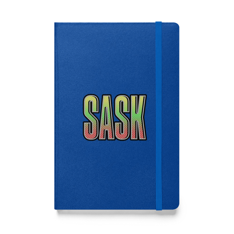 Sask Saskatoon Saskatchewan Striped Hardcover JournalBook product image (1)