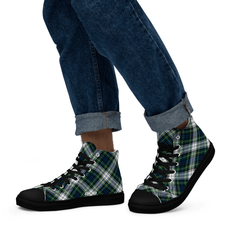 Gordon Dress Tartan Men's High Top Shoes product image (5)