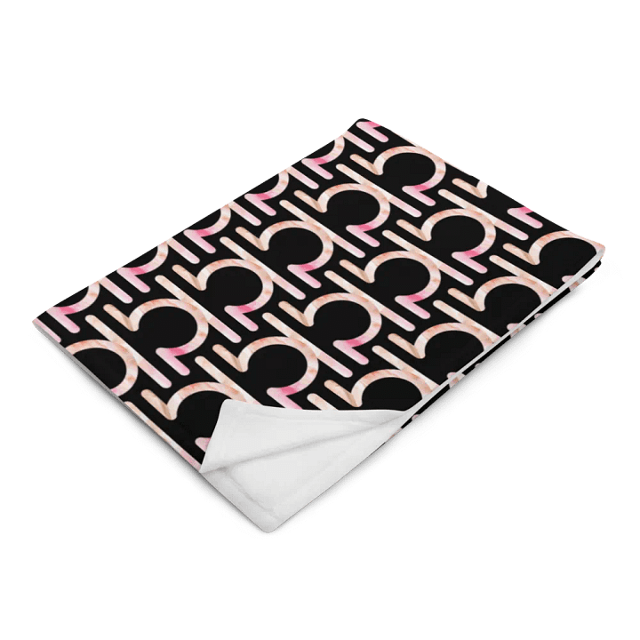 Libra Earth-tone Sigil Black Throw product image (2)