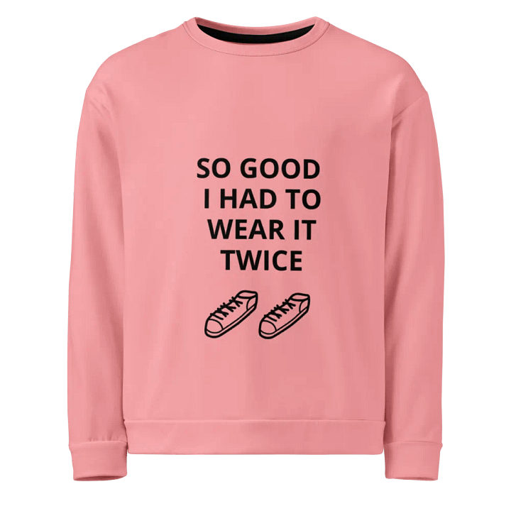 Twice-Worn Delight All-Over Print Sweatshirt product image (1)