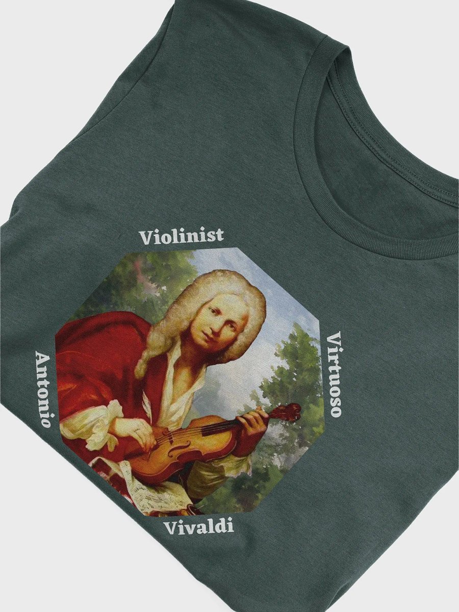 Antonio Vivaldi - Violinist Virtuoso | Dark T-Shirt product image (5)