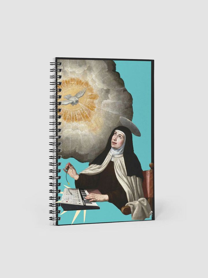 Santa Teresa de Odyssey by Frank Fonik, EDM Techno Spiral Notebook product image (1)