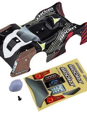 Team Associated Nanosport Red/Black Body product image (1)