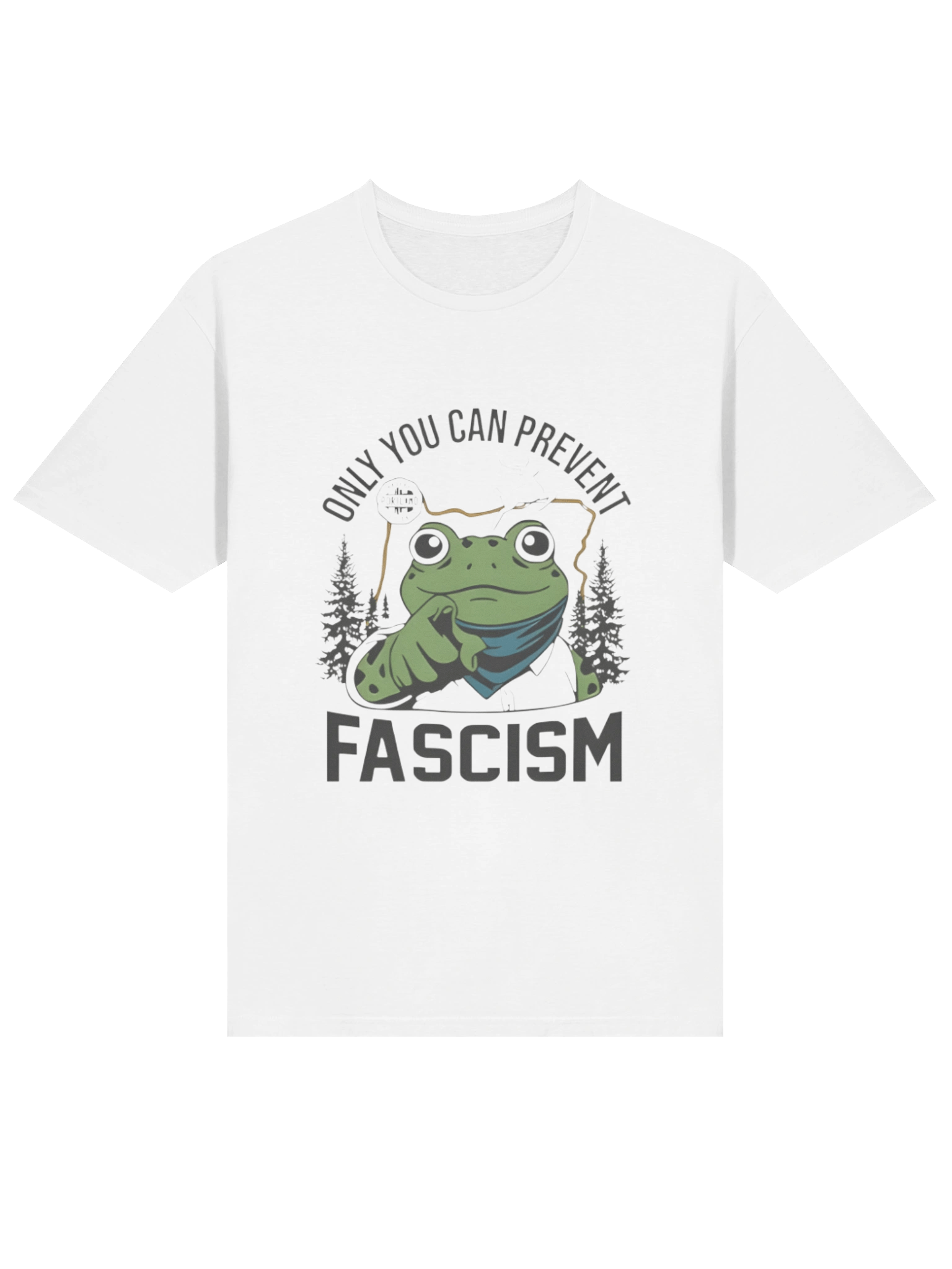 Only You Can Prevent Fascism Portland Frog T-Shirt product image (2)