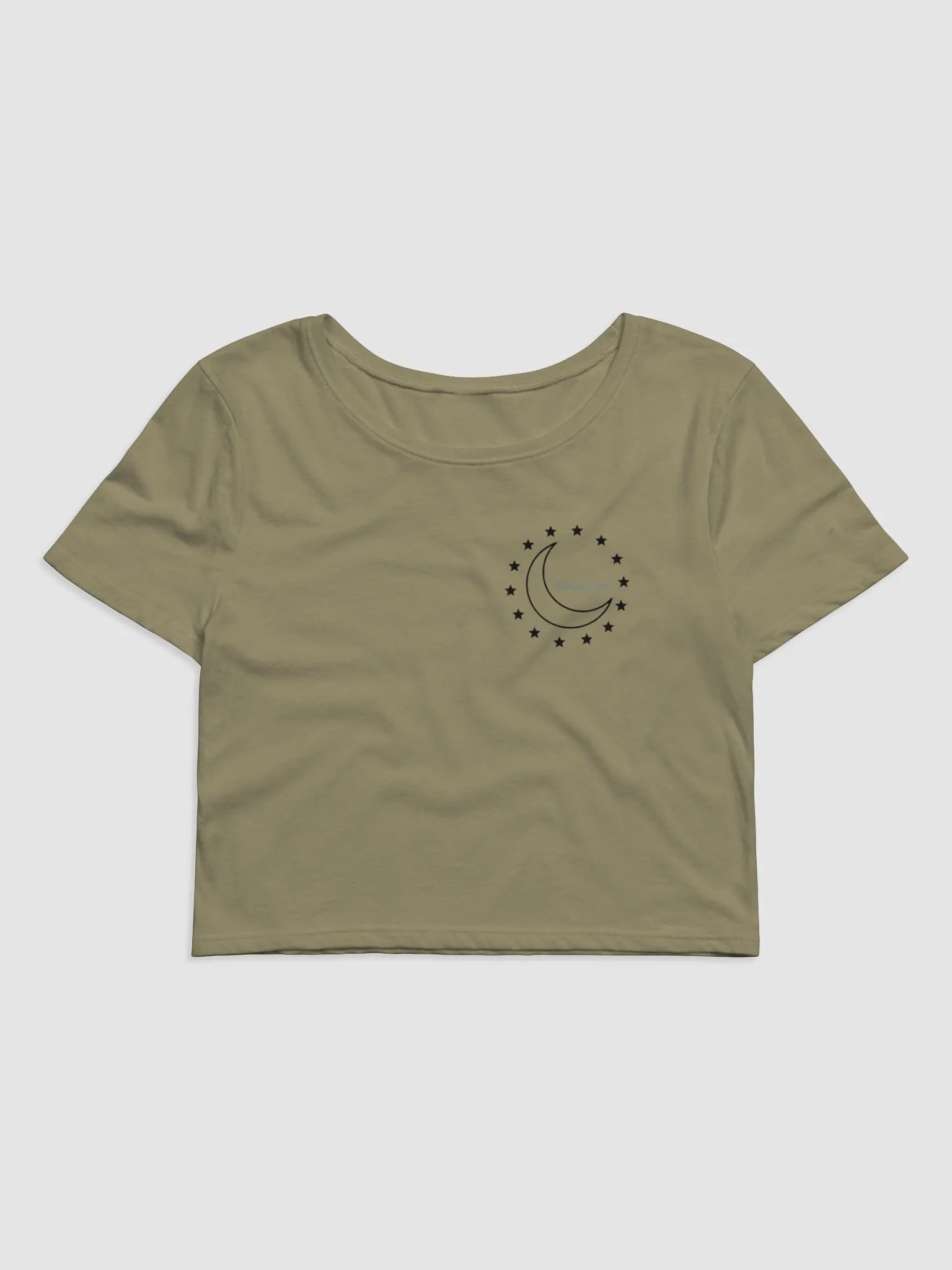 Moon & Stars Cropped Tee - Blue product image (1)
