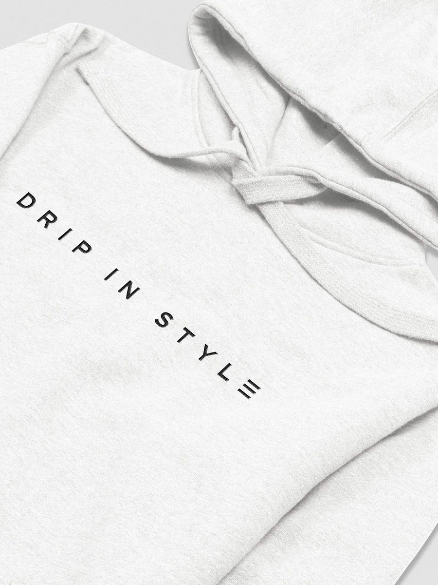 DRIP IN STYLE UNISEX HOODIE - WHITE product image (2)