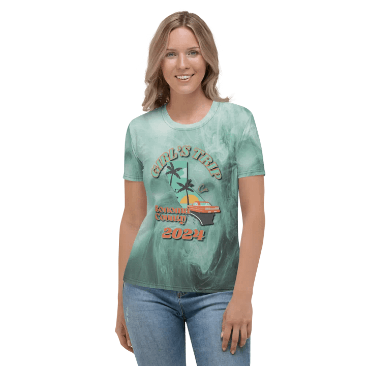 Girls Trip Sonoma County Ca 2024 All Over Print T-shirt product image (2)