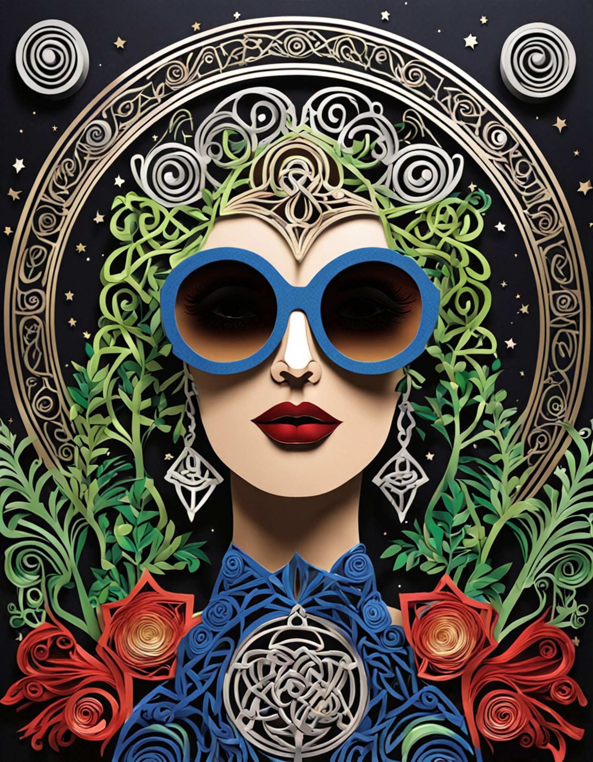 Winter Wiccan 13 - Instant Download product image (1)