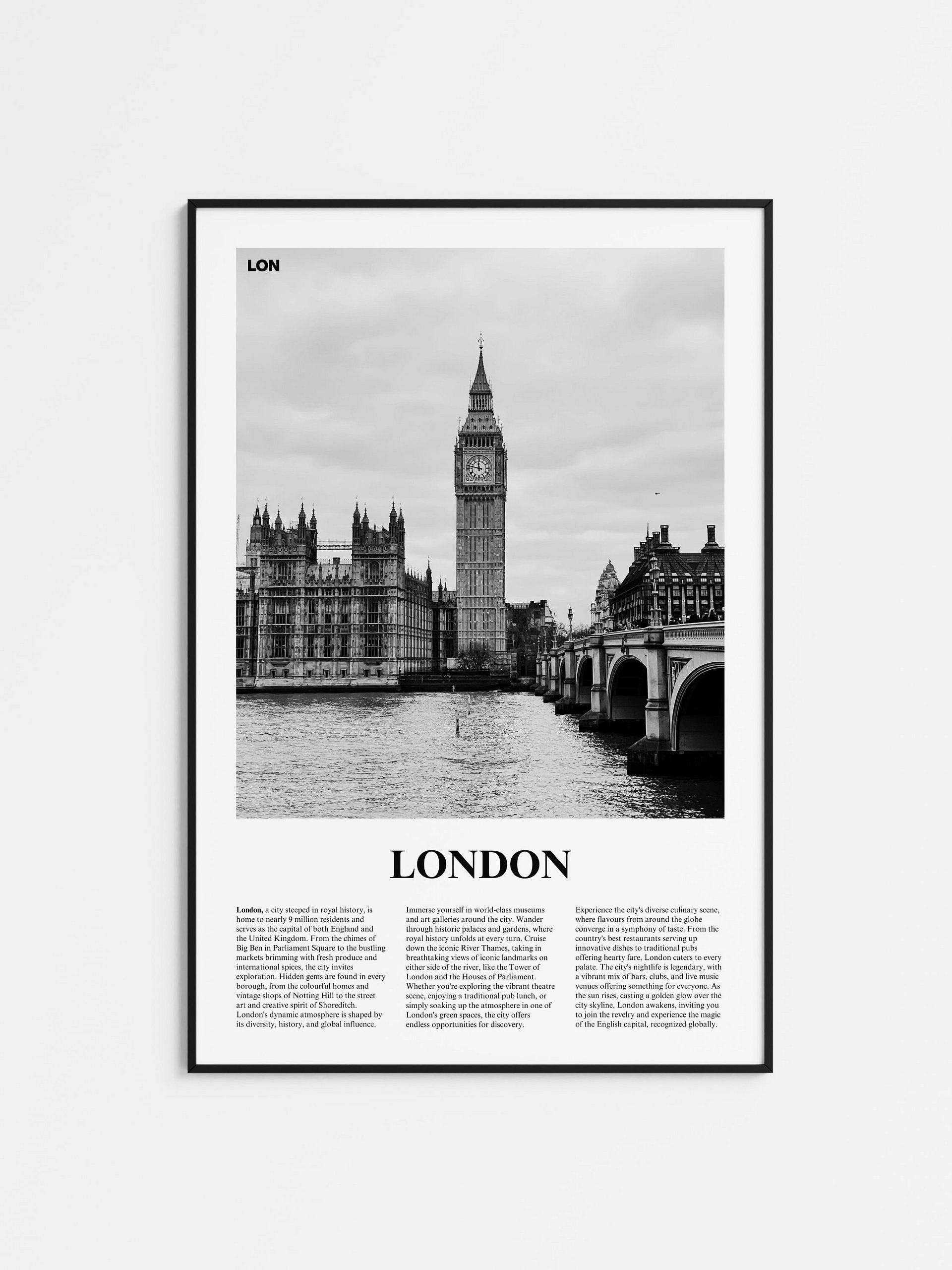 London 01 Newspaper Poster product image (1)