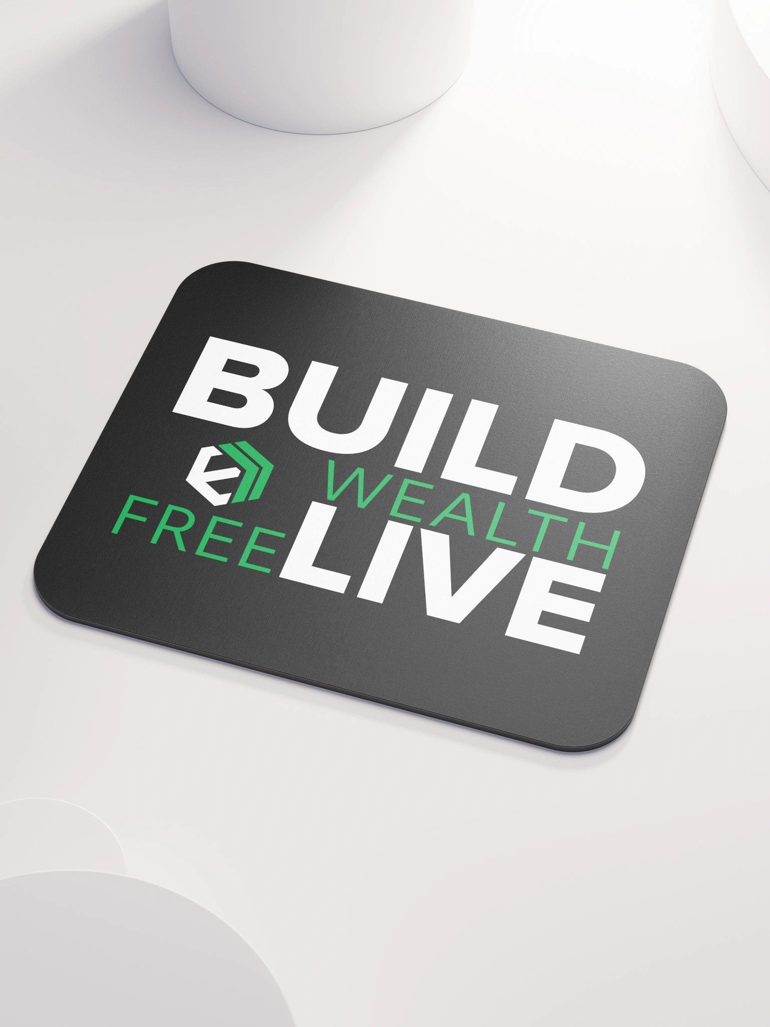 E-Estate “Build Wealth. Live Free.” Mouse Pad product image (3)