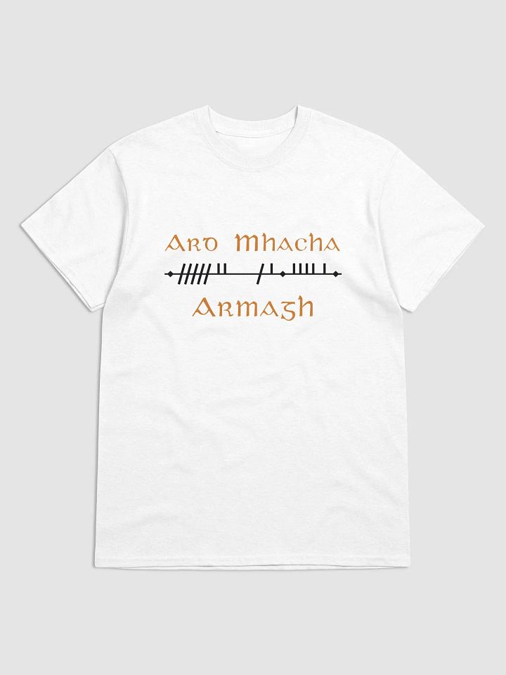 Armagh/Ard Mhacha Scholastic style white printed T-shirt product image (1)