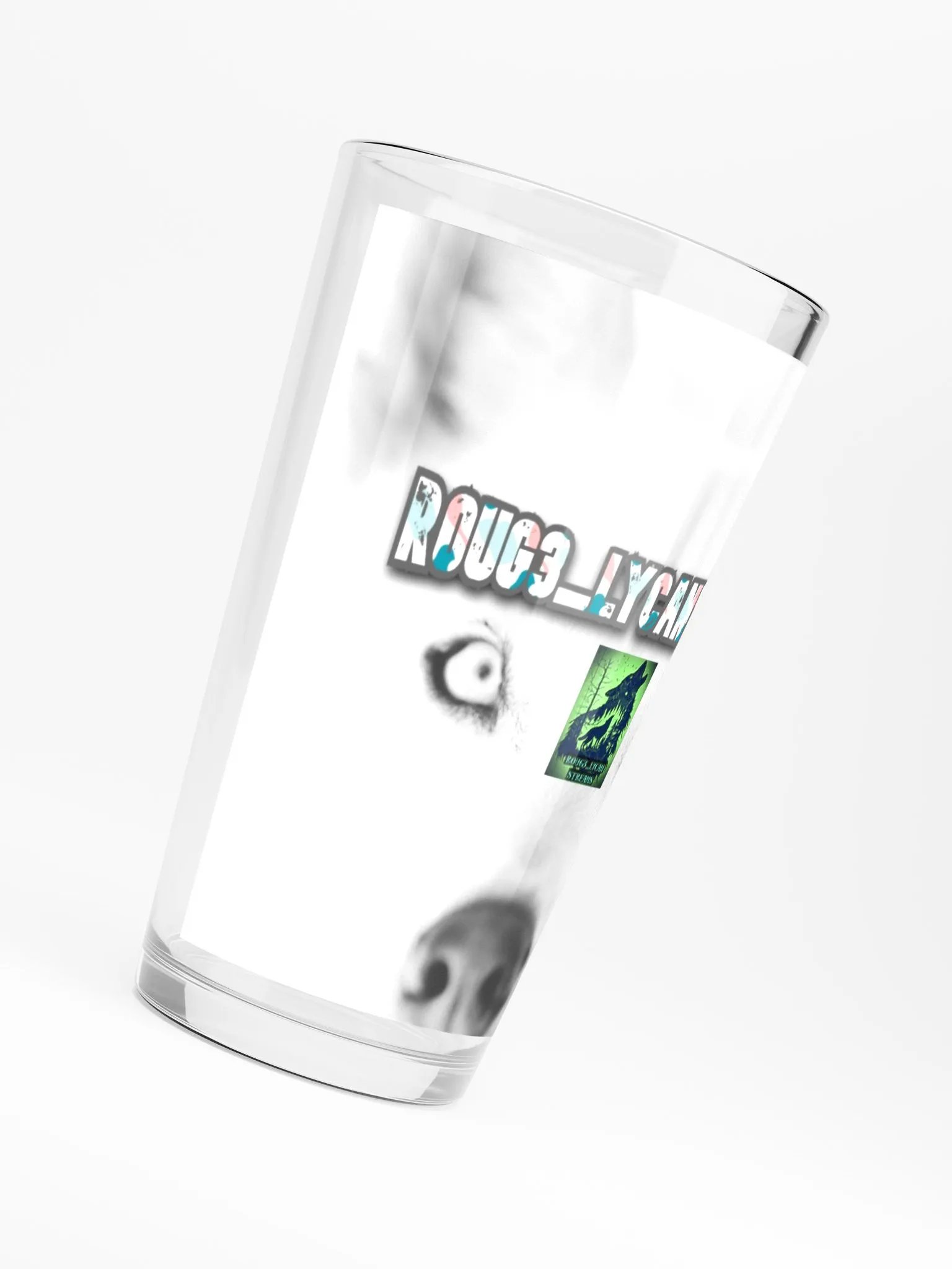Roug3_lycan wolf Fam Pint Glass product image (6)