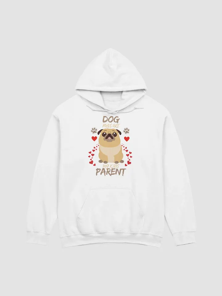 Pawsitively Adorable Pug Love Hoodie product image (92)