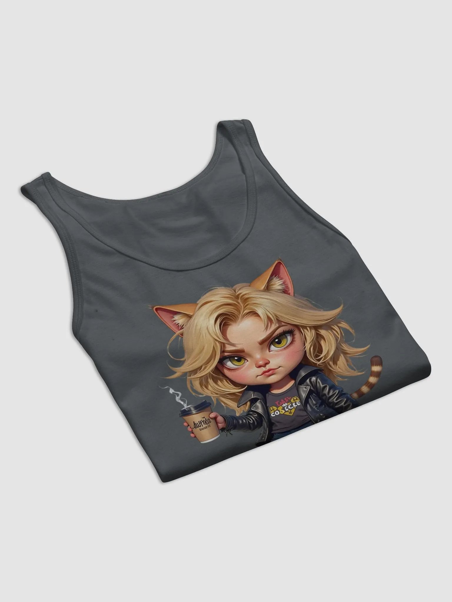 Fierce Feline Coffee Lover Tank product image (72)