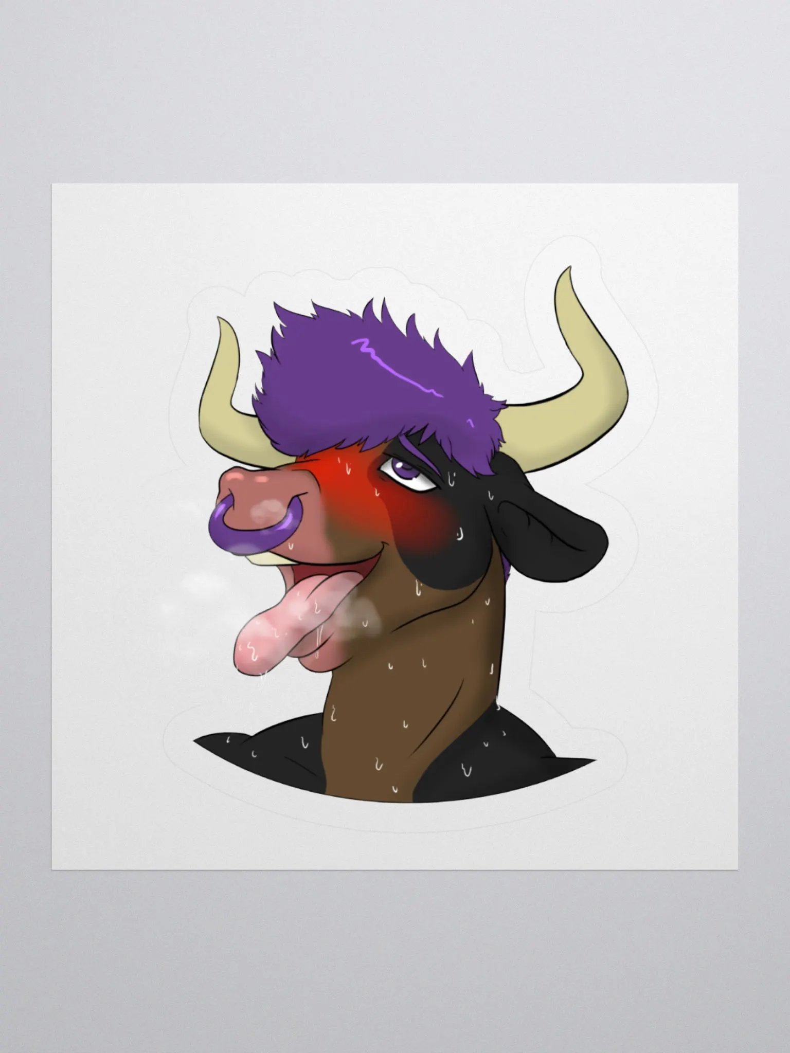 Yuuma Gasm Emote Sticker product image (1)