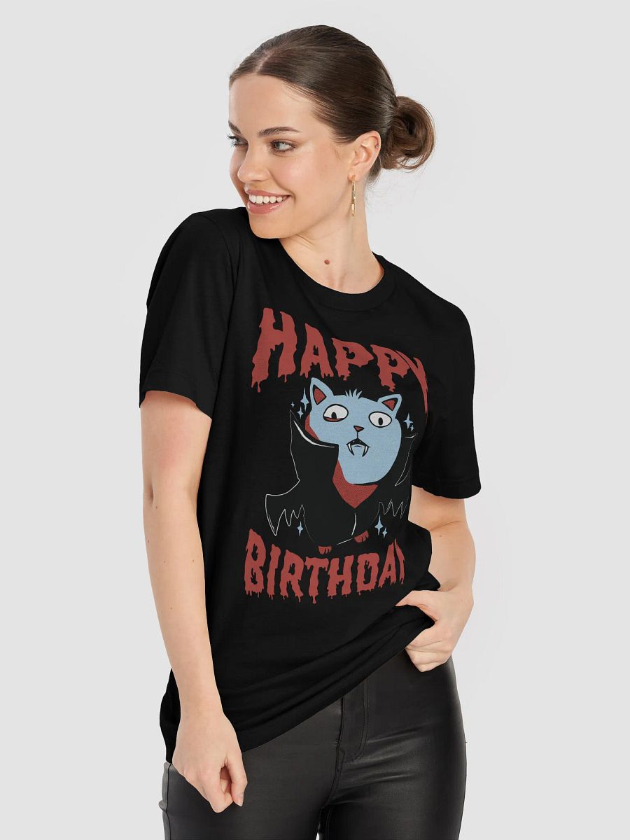 Happy Birthday (Vampire Cat) T-Shirt product image (37)
