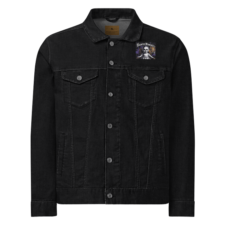 Midnight Veil Designs Haunted Memories Denim Jacket - Black Denim (S-2XL) product image (1)
