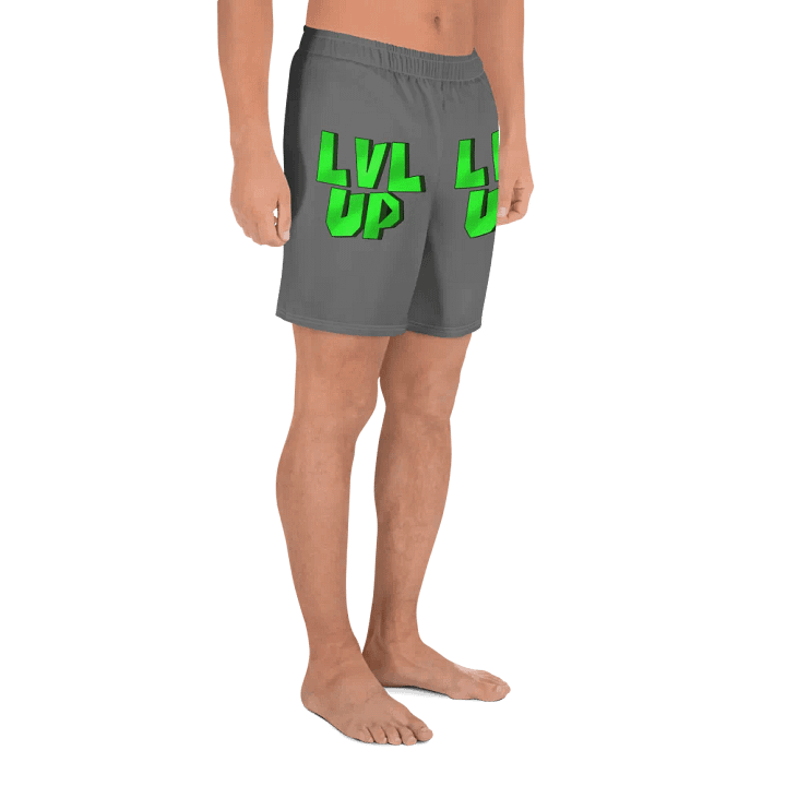 LVL UP Mens Grey Workout Shorts product image (2)