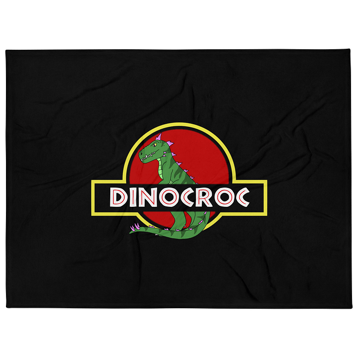 Dinocroc Throw Blanket product image (1)