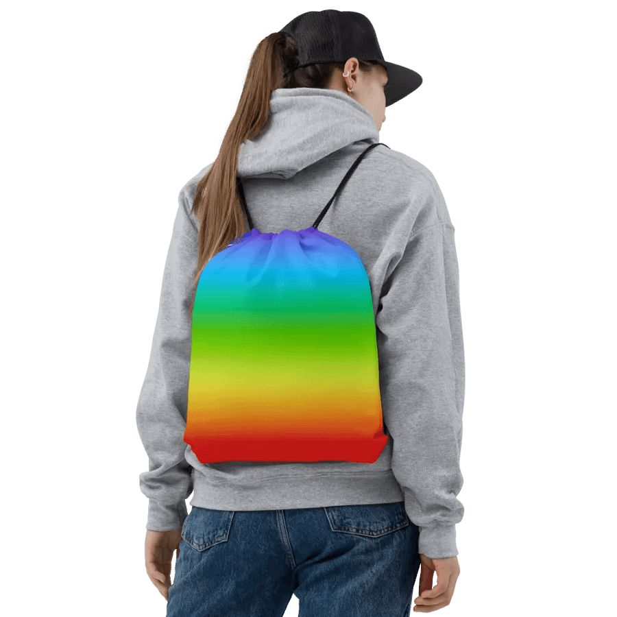 Rainbow Drawstring Bag product image (2)