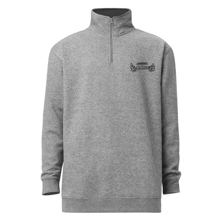 ANGELIC (bubble design) embroidered quarter zip product image (7)