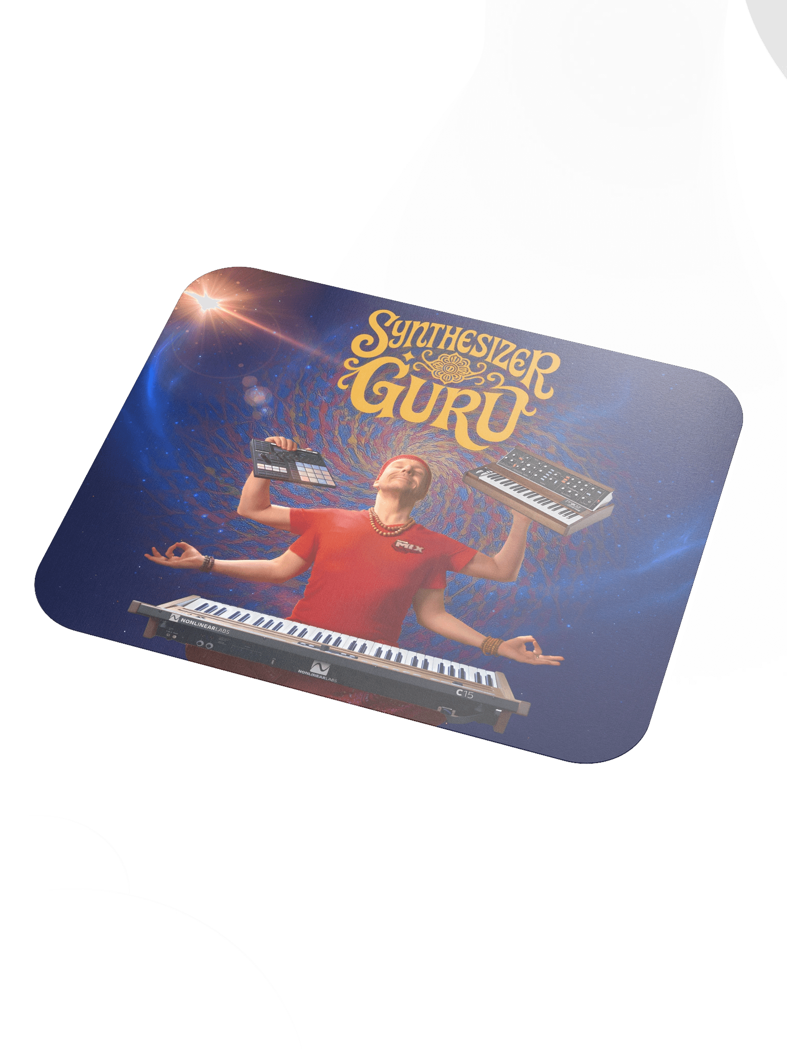 The Synthesizer Guru Mouse Pad product image (3)