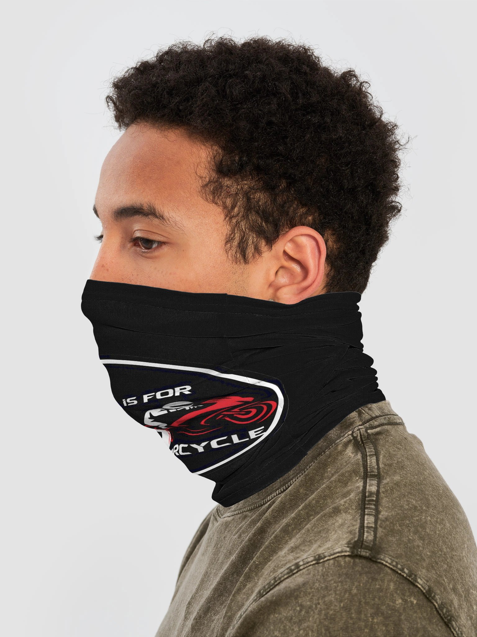 M is for Motorcycle Neck Gaiter product image (3)