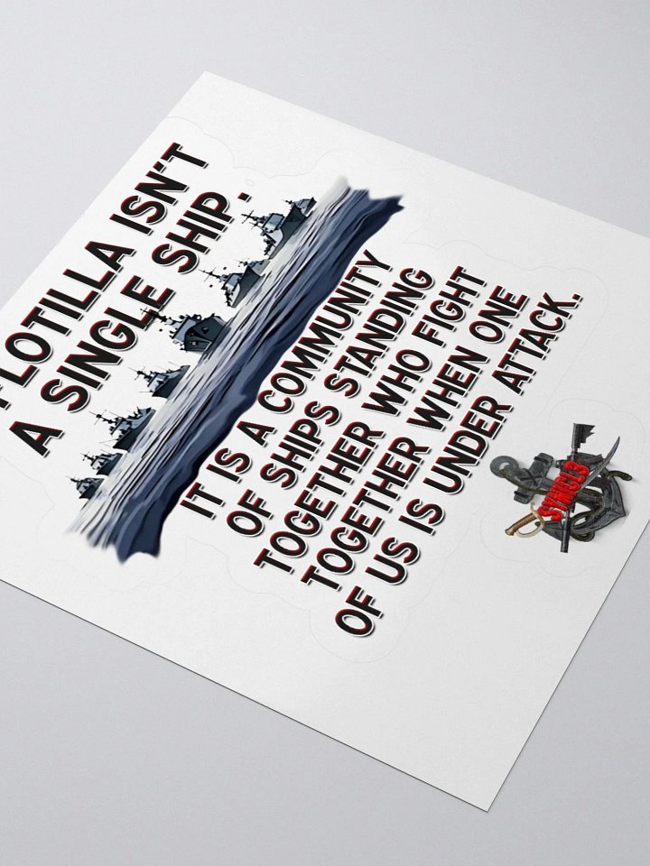 A Flotilla - Sticker product image (4)