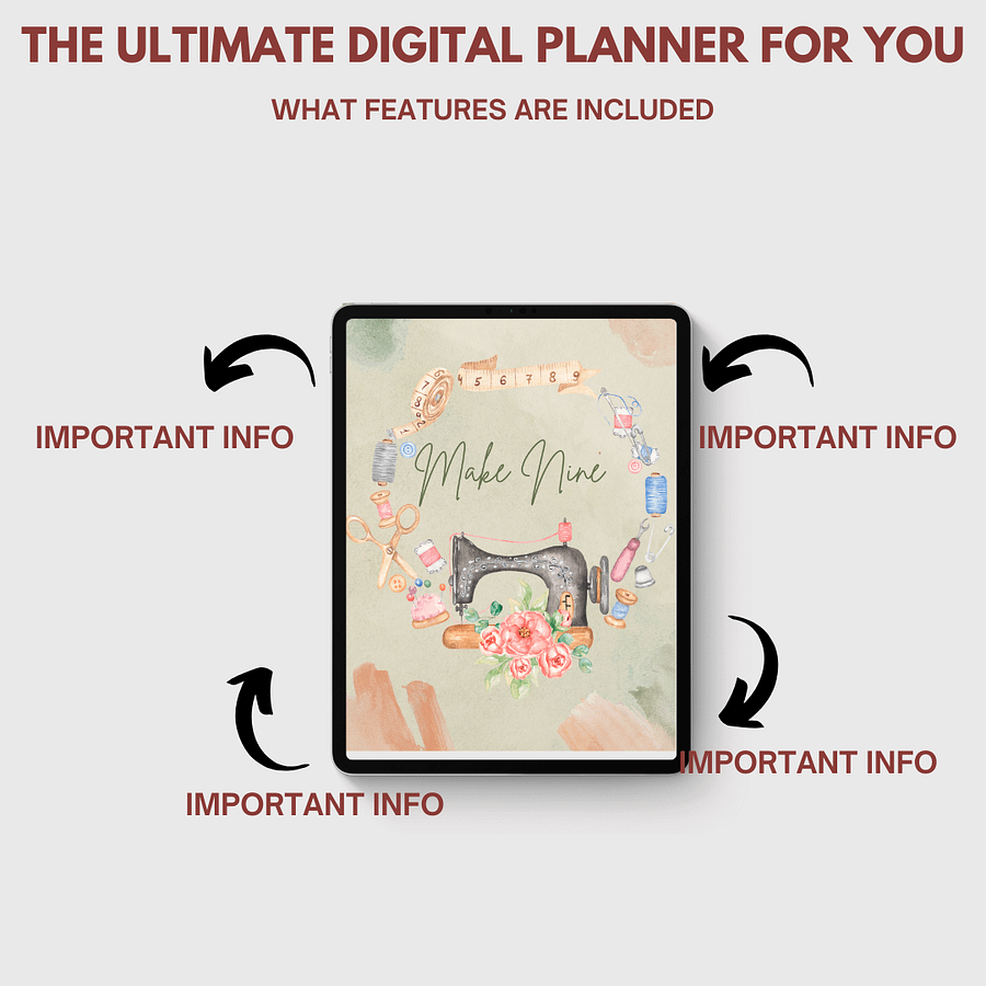 Make Nine Sewing Planner product image (3)