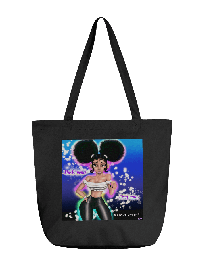 DLU DON’T LABEL US™ MusEquency Chic Eco-Friendly Tote Bag product image (1)