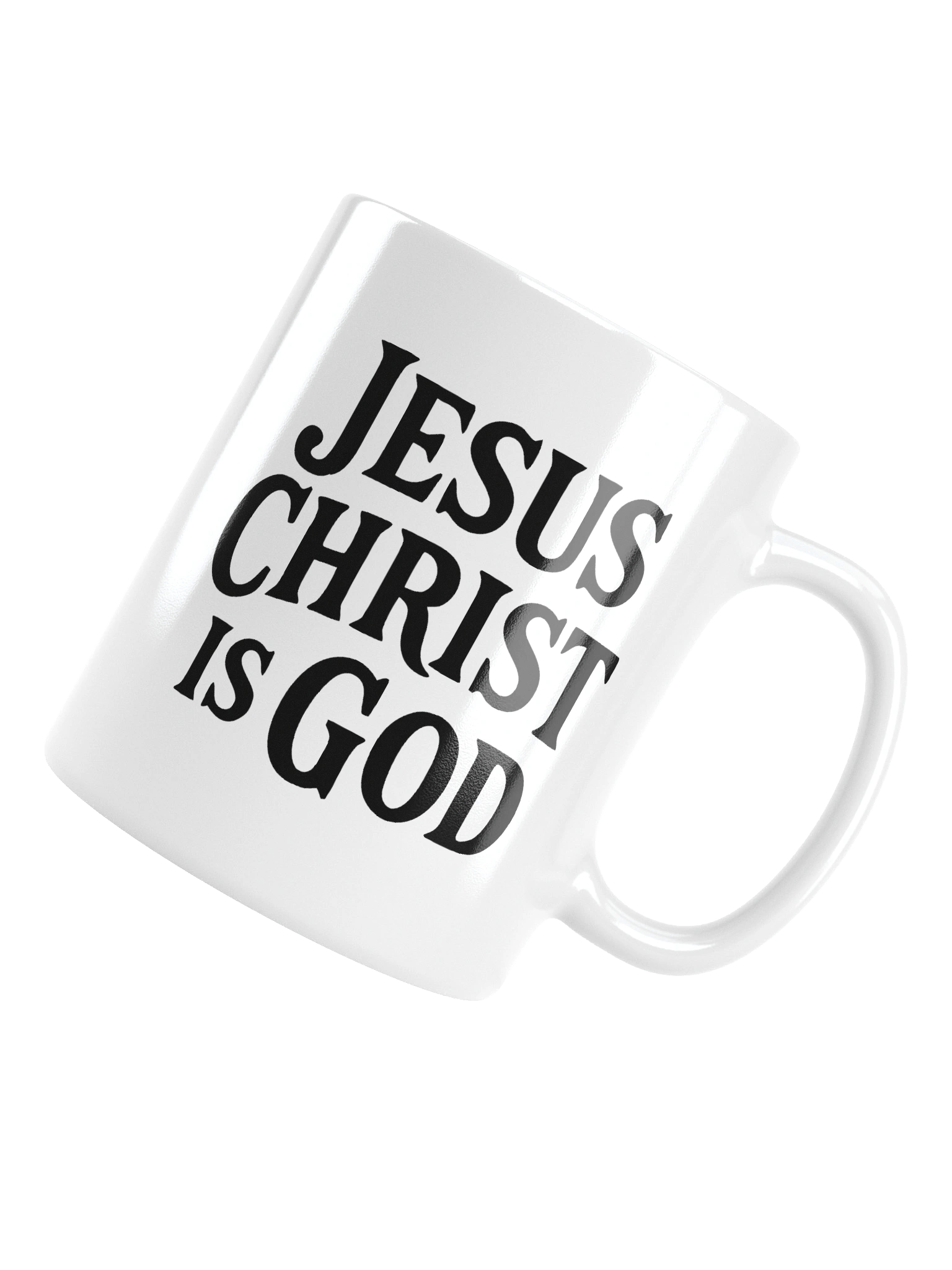 Jesus Christ Is God White Glossy Mug product image (5)