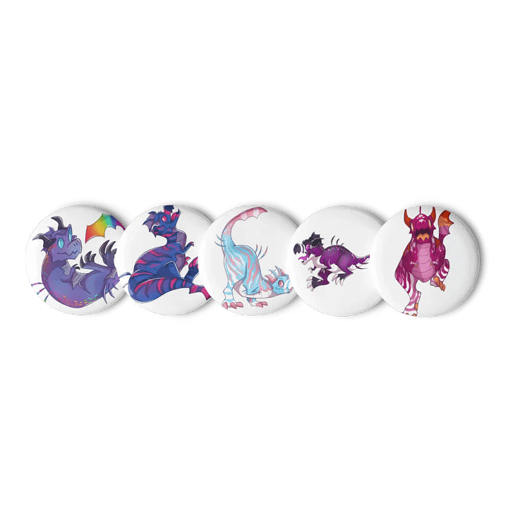 Whimsical Nycta Pin Button Set product image (1)