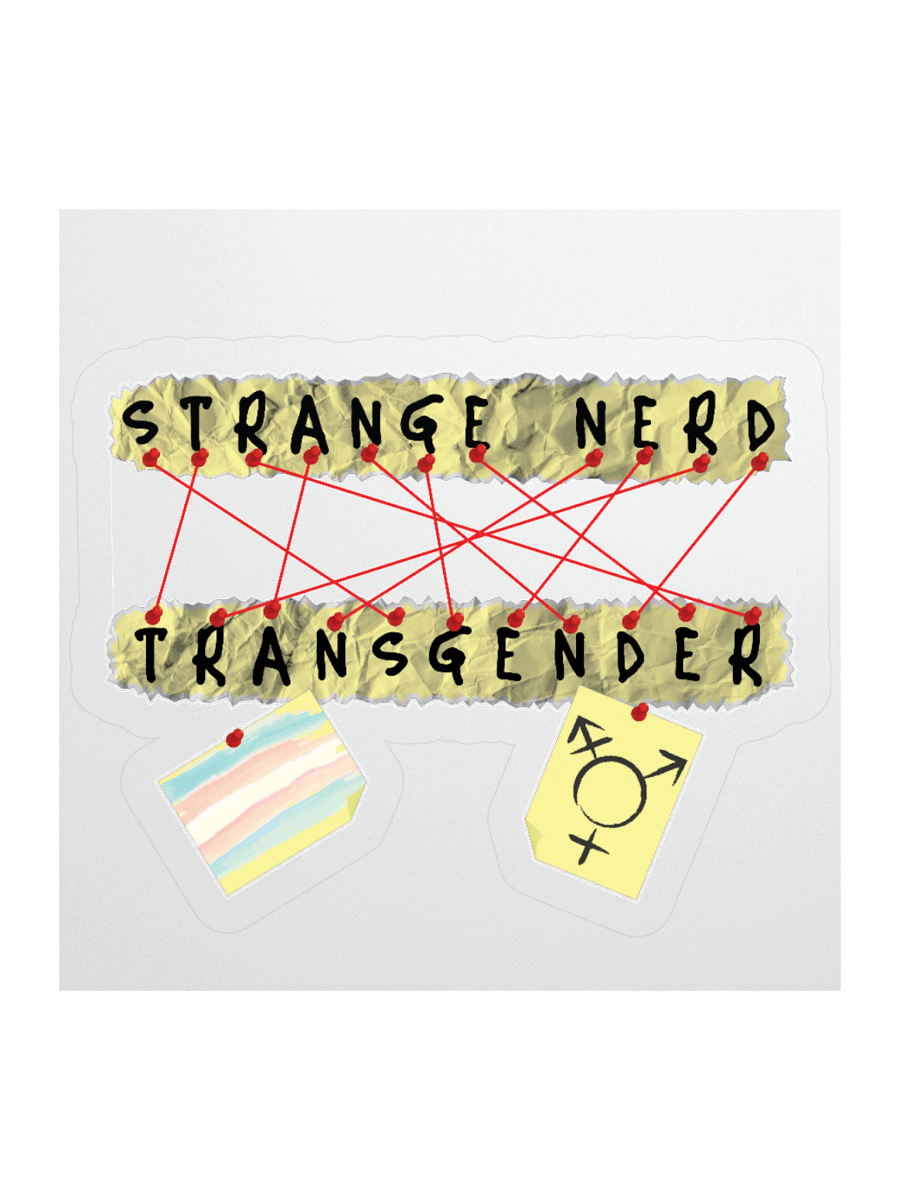 Strange Nerd Sticker product image (1)