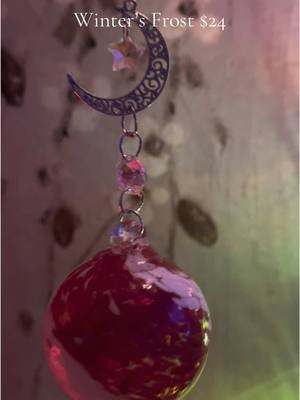 #christmas #handmade #holidays #suncatcher #witchy