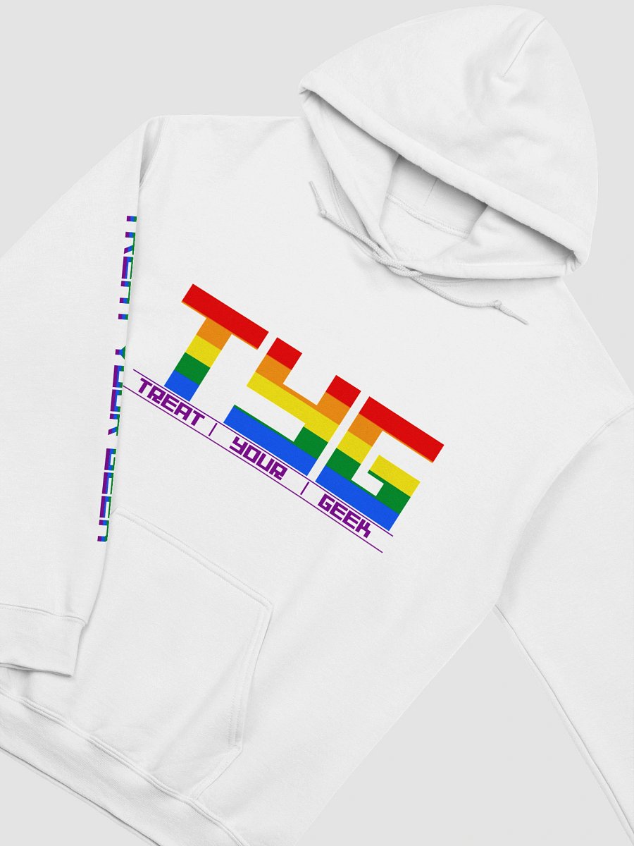 Treat Your Geek Logo & Sleeve Hoodie (Pride Colours) product image (3)