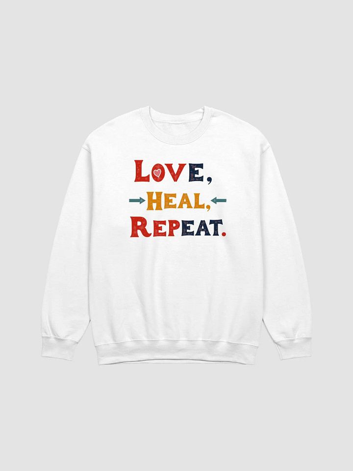 Love, Heal, Repeat Crewneck Sweatshirt product image (6)