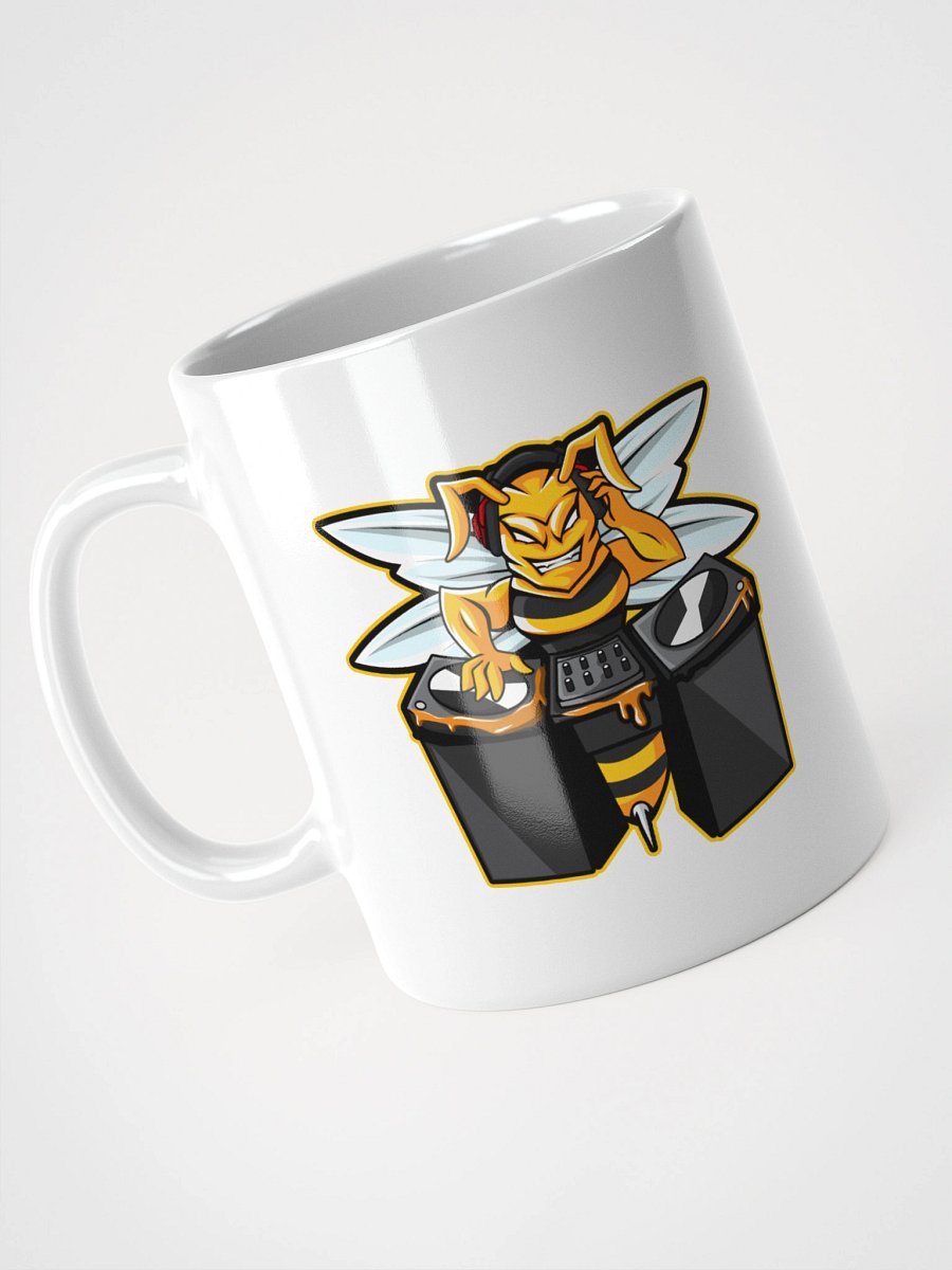 Bee Logo White Glossy Mug product image (7)