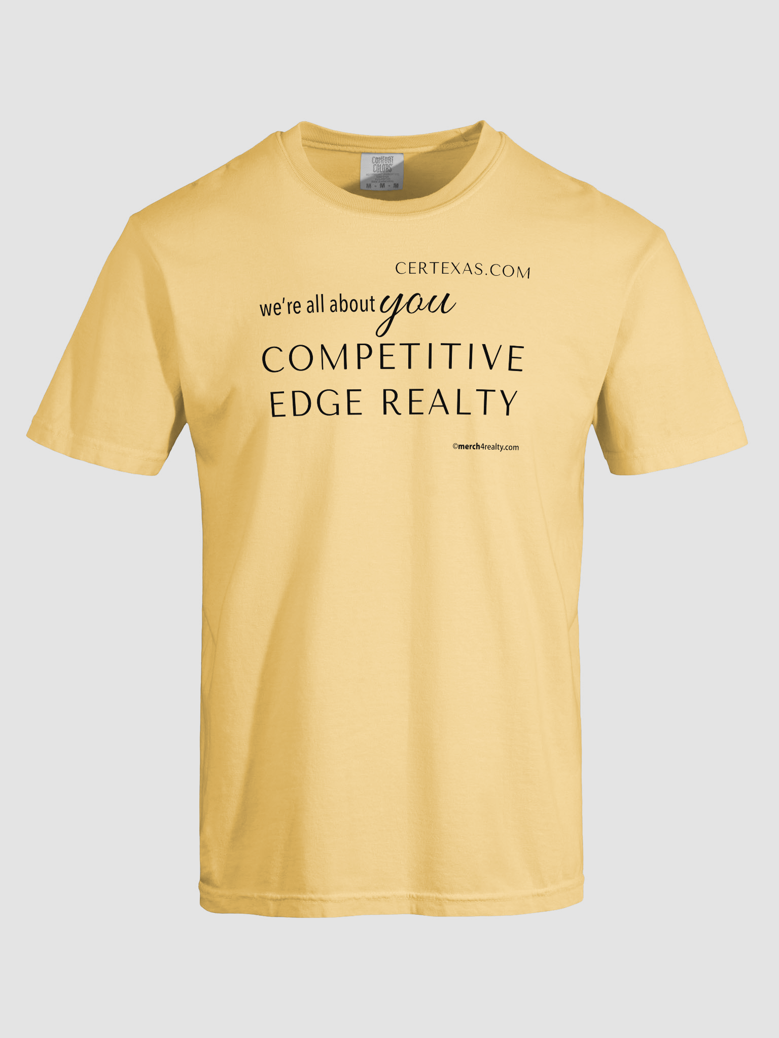 CERTEXAS Invisible Comfort: Garment-Dyed T-Shirt product image (5)