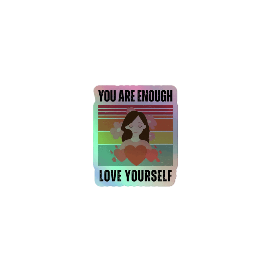 Heartfelt Blooms Holographic Sticker Sheet product image (1)