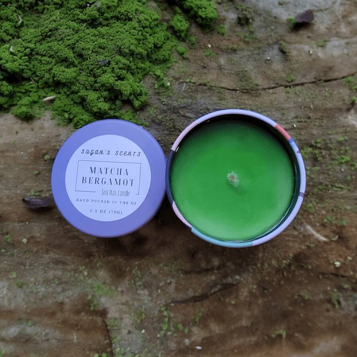 Matcha Bergamot Candle (2.5oz) product image (2)