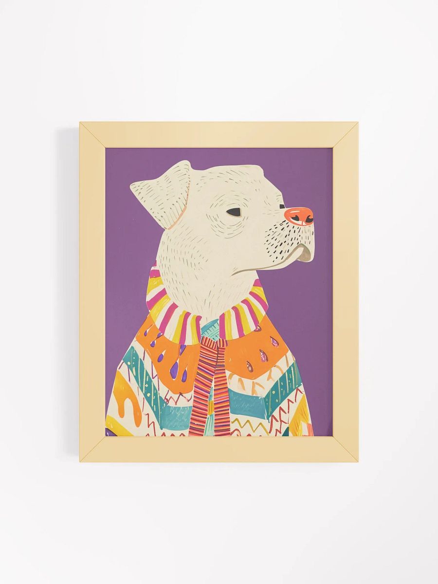 Dapper Doggo Framed Matte Poster product image (8)
