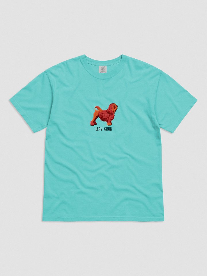 Lerv-Chun T-Shirt(Embroidered) of a Lowchen(Red) product image (31)