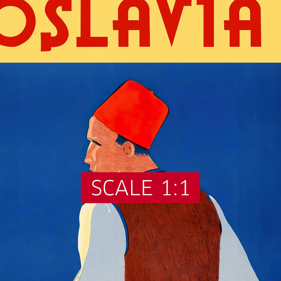 Yugoslavia. Denmark, 1930s (English version) — retro vintage travel poster product image (4)