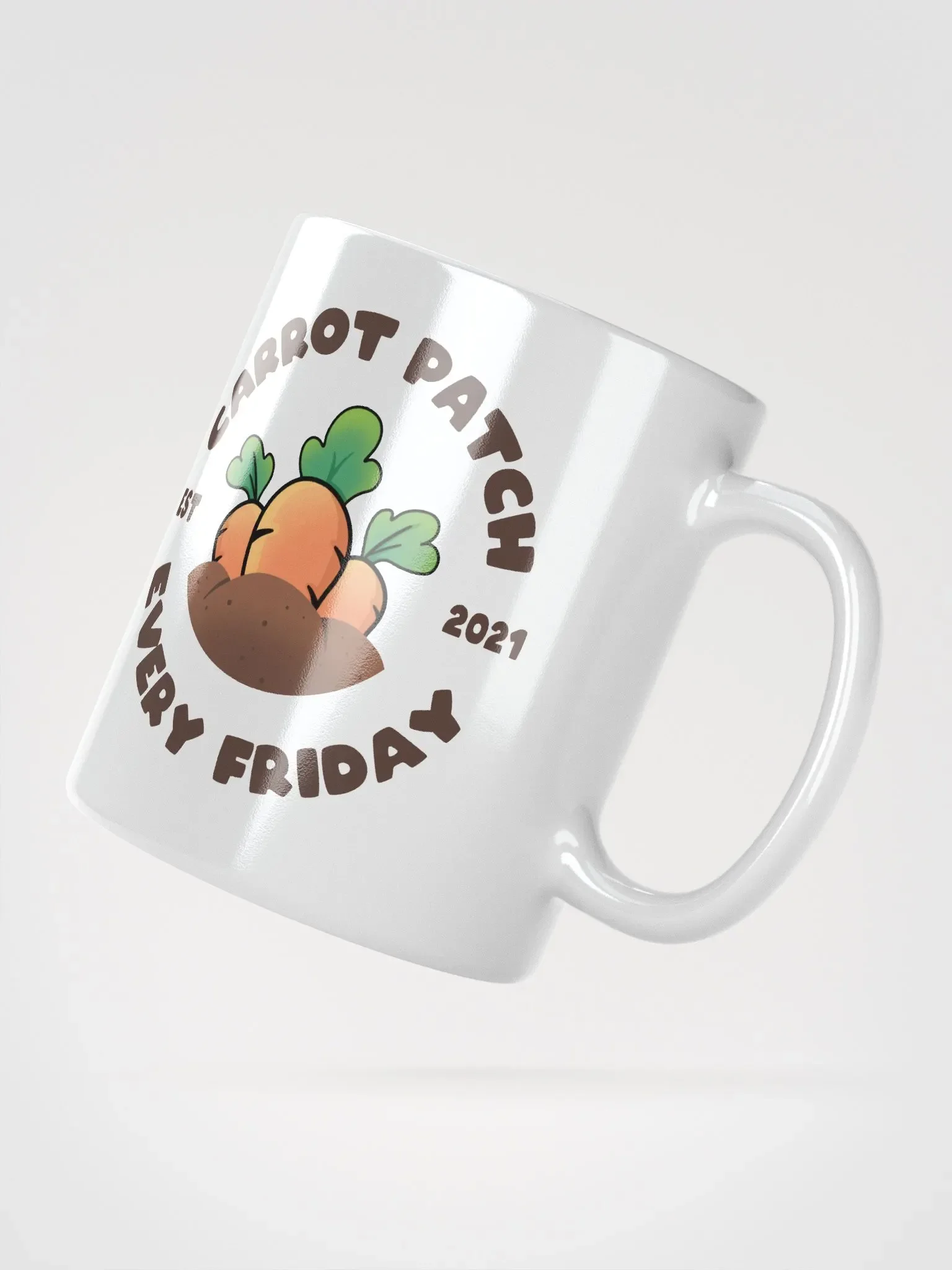 Carrot Patch Mug White product image (2)