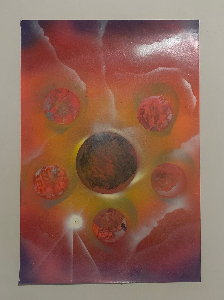 Dragon ball z pray paint art product image (1)