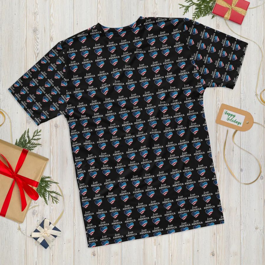 Love america All-Over unisex Tee for moms daughters friendsAll-Over Tee product image (11)