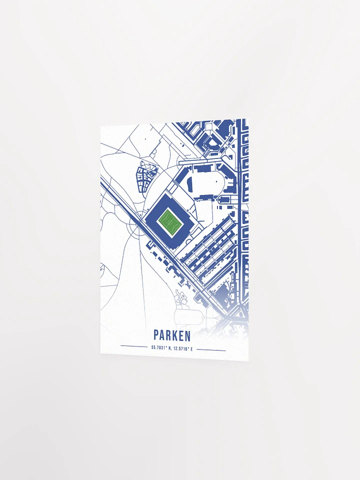 Parken Stadium White Map Design Poster product image (7)